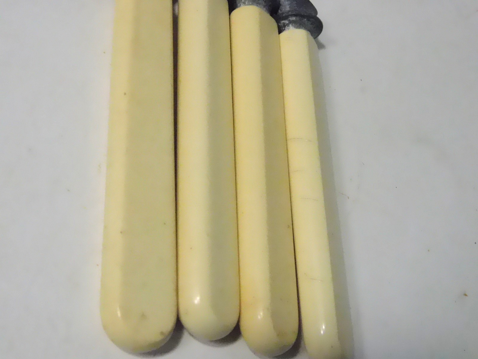 6 Knives Firth Stainless Blades Sheffield England Celluloid/Bakelite Handles