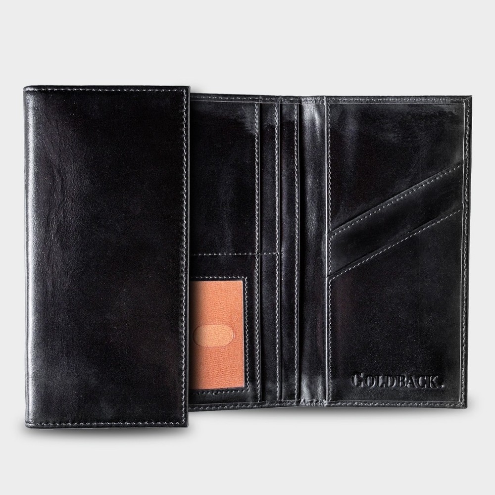 Goldback Black "Outpost" Leather Wallet