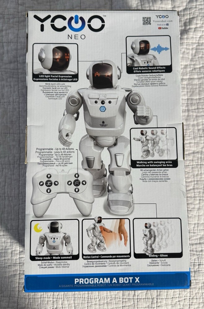 YCoo NEO Program A Bot X Gigantic Programmable Robot Figure Toy Remote, New