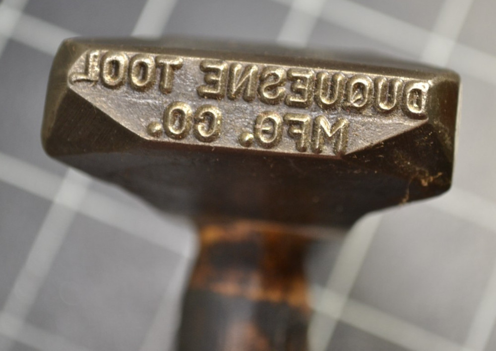 DUQUESNE TOOL MFG. CO. - TOOL MARKING STAMP