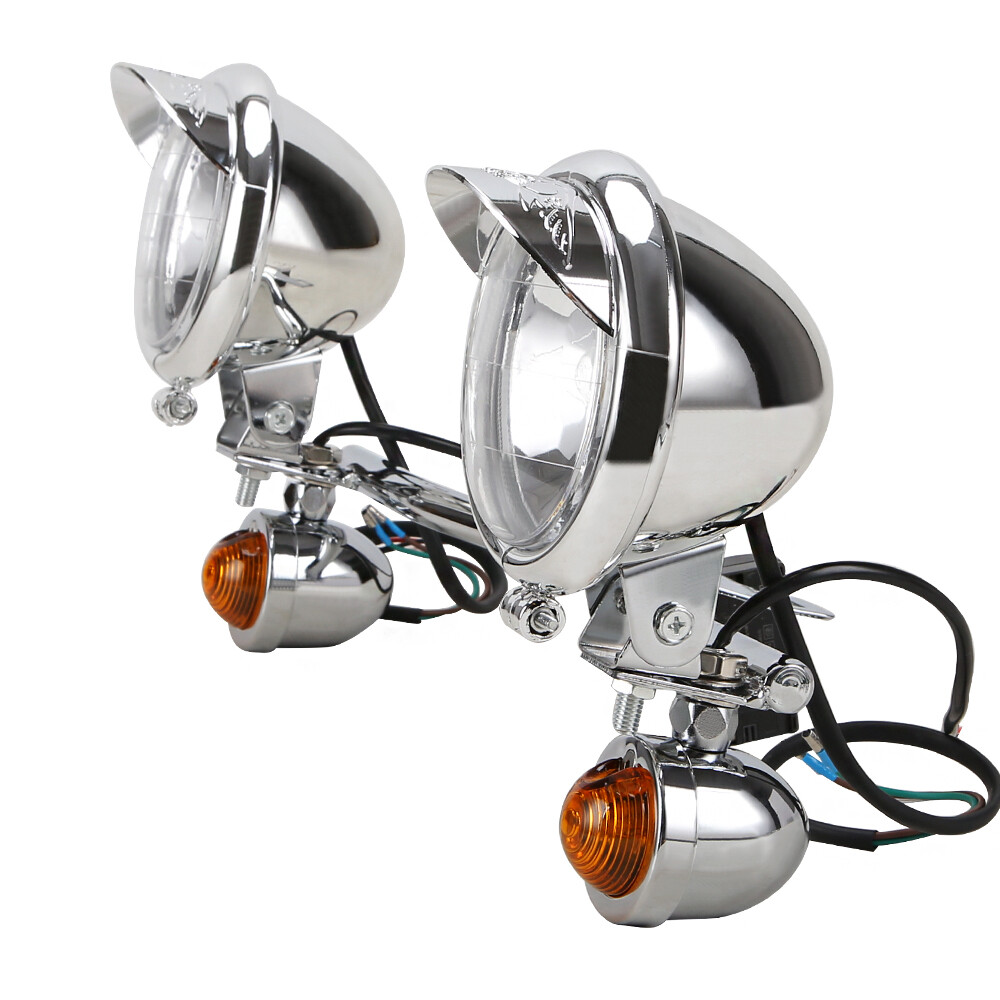 Passing Turn Signal Spot Fog Light Bar For Suzuki Boulevard C50B C50C C50T C90