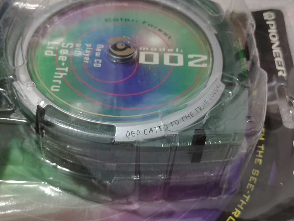 New Old Stock, Untested, Pioneer Loopmaster PCD-002 Clear Portable CD Player