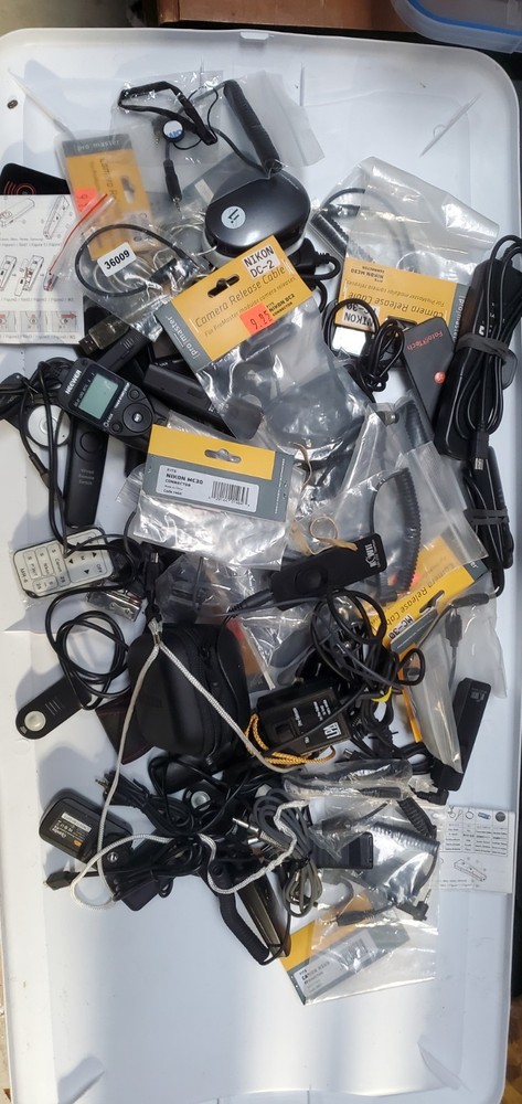 Camera Remote Switch Shutter Release Timer Remote Control Lot Sony Canon Nikon