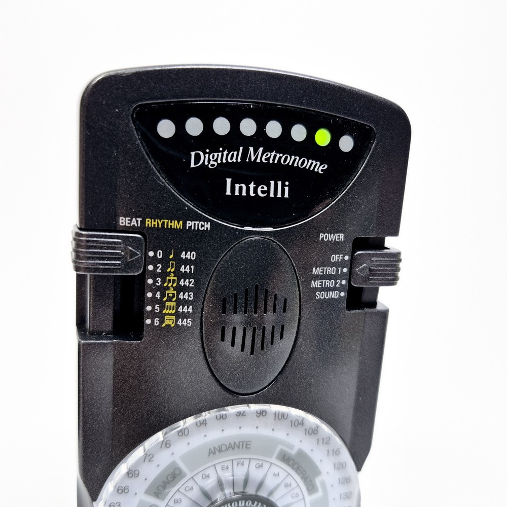 Intelli Multi-Function Metronome DM-8LT Beat Rhythm Pitch Black