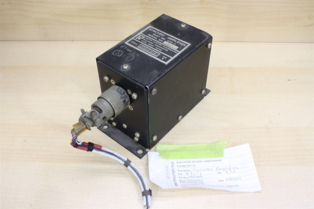 Pacific Electro Dynamics Aircraft Synchro Amplifier 470-1