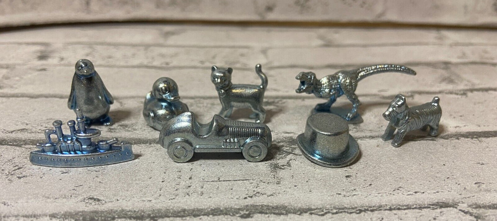 Monopoly replacement Token game pieces