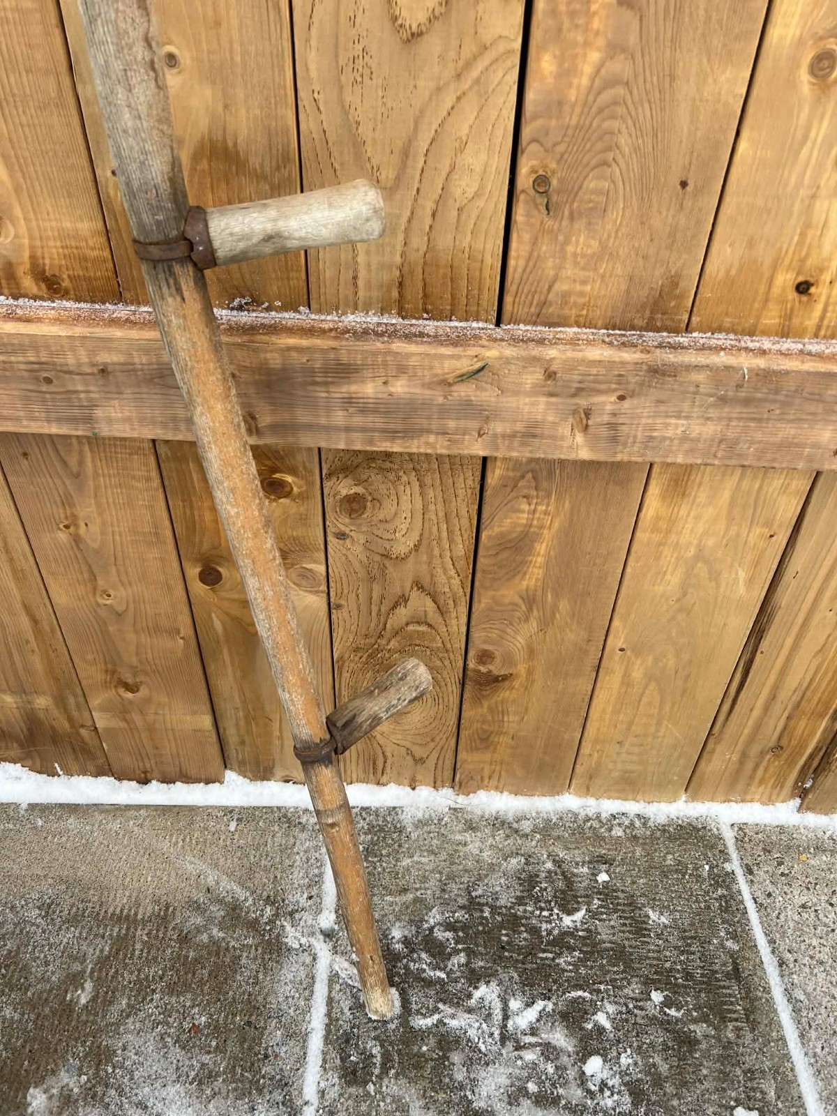 Vintage Antique 58" Long Scythe Hay Grain Sickle Farm Tool Blade is 28" Long