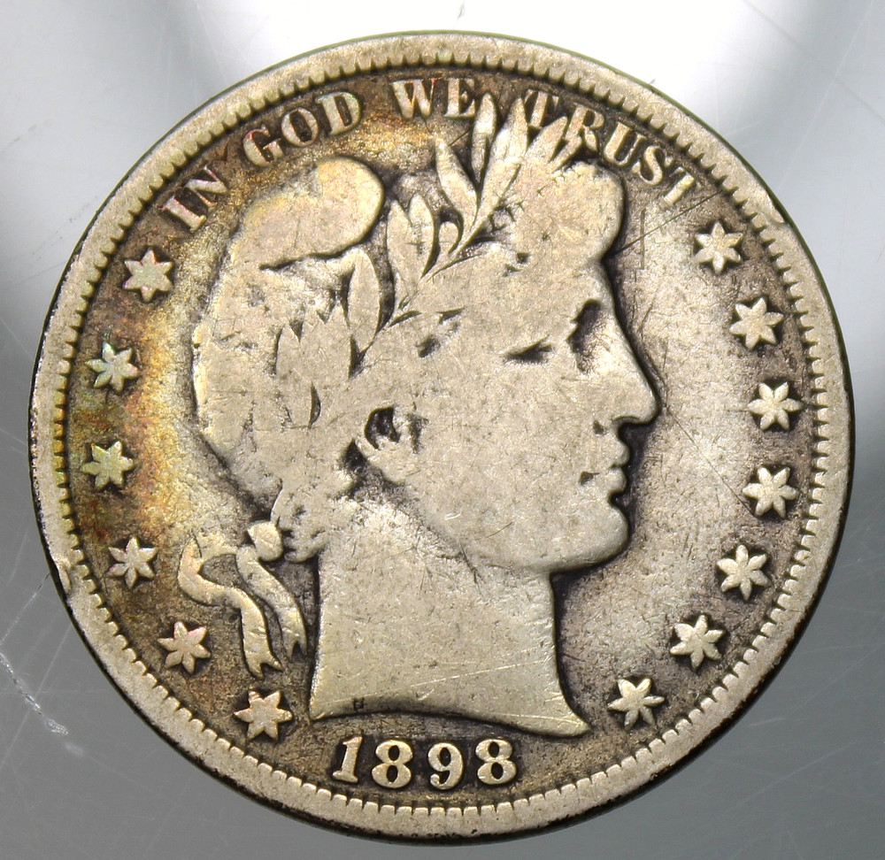 1898 S Barber Half Dollar - VG+/Fine !!