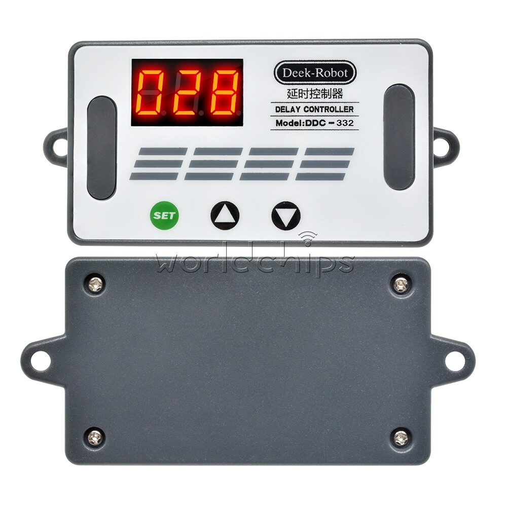 DDC-332 DC 12V Digital Relay Delay Controller Display MOS Switch Signal+Buzzer