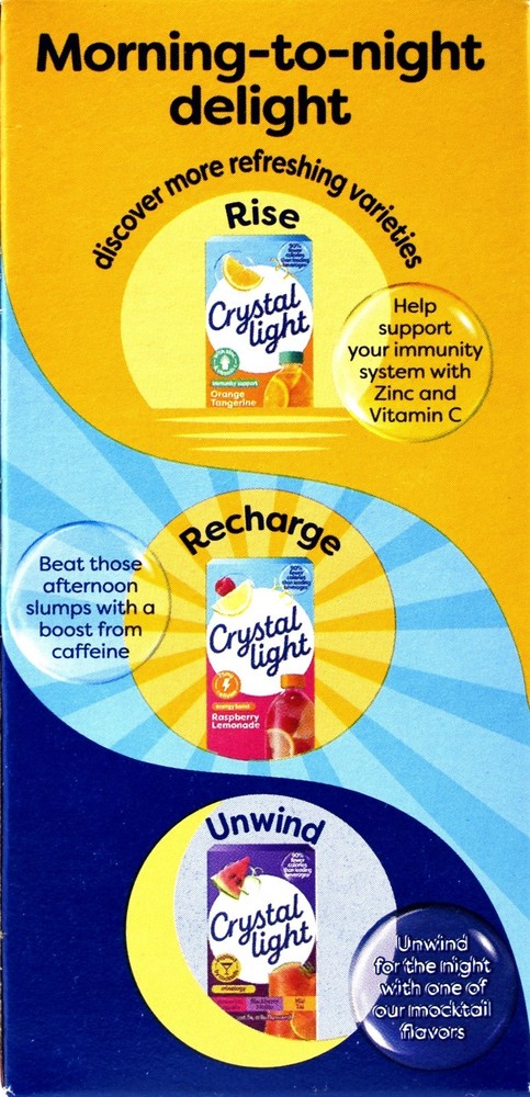 4 10-Packet Boxes Crystal Light Energy Boost Raspberry Lemonade Drink Mix