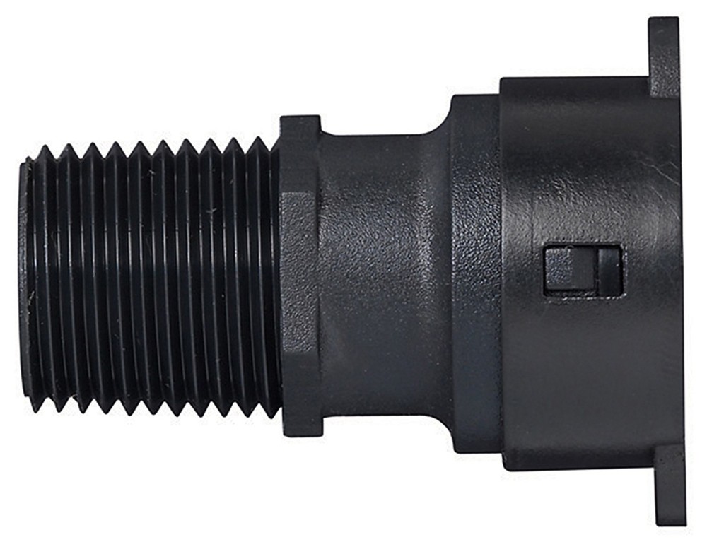 Orbit Polypropylene MHT Threaded Connection 40 PSI Drip Irrigation Adapter 1/2 i