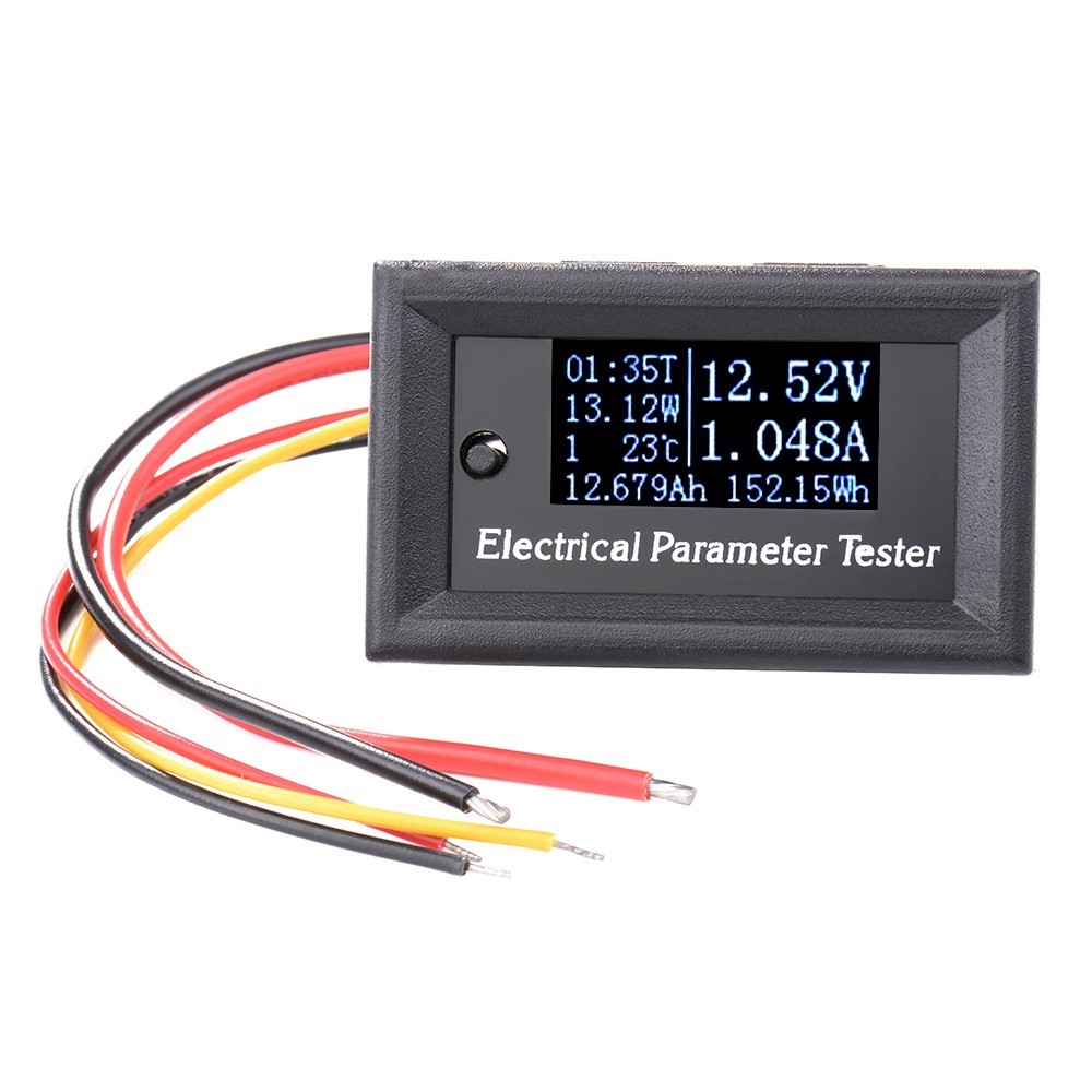 10A 100V OLED Tester Voltage Current Time Temperature Capacity Voltmeter Ammeter