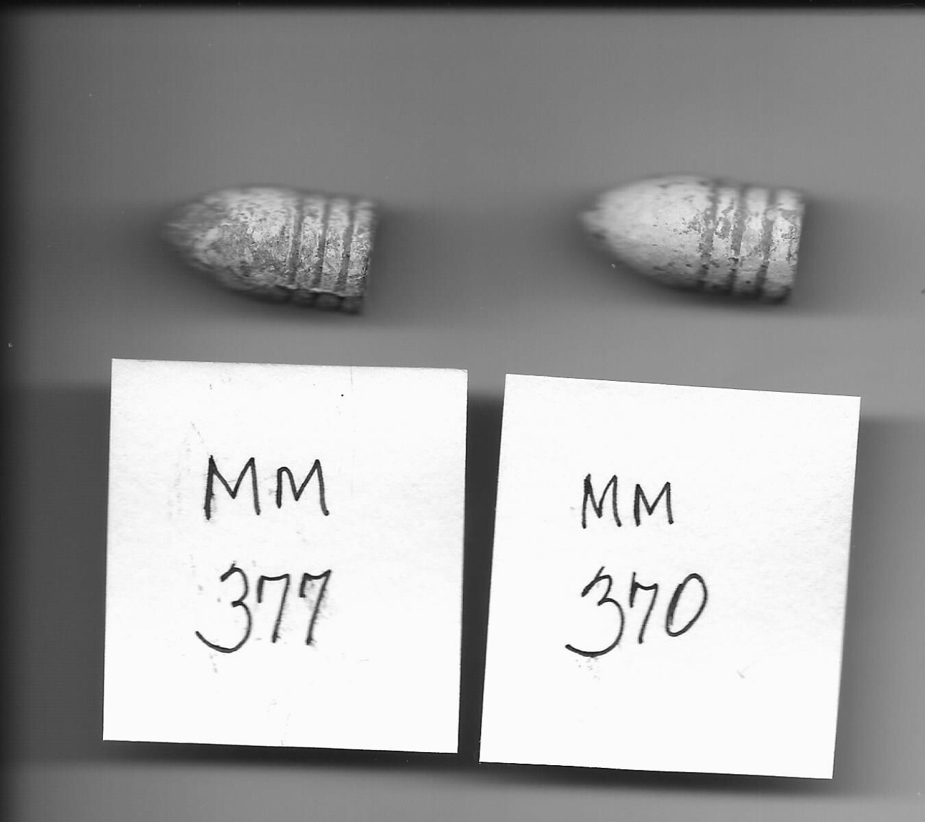 NICE Pair Antietam Civil War Genuine Bullets. A CONFEDERATE AND a UNION Bullet