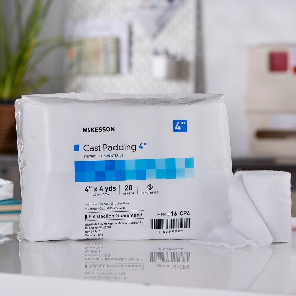 McKesson Cast Padding 4" x 4 yard Polyester White 16-CP4 20 Ct