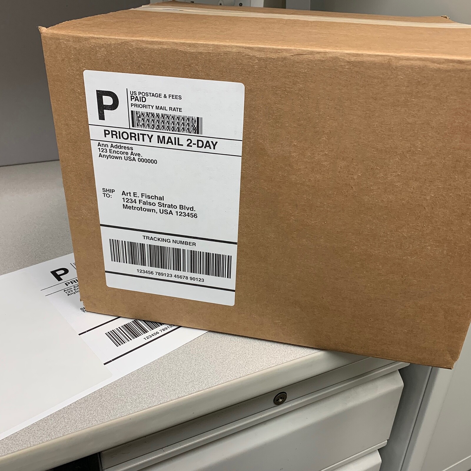 Round Corner Shipping Labels PayPal eBay UPS Stamps Laser Ink Jet Half Sheets