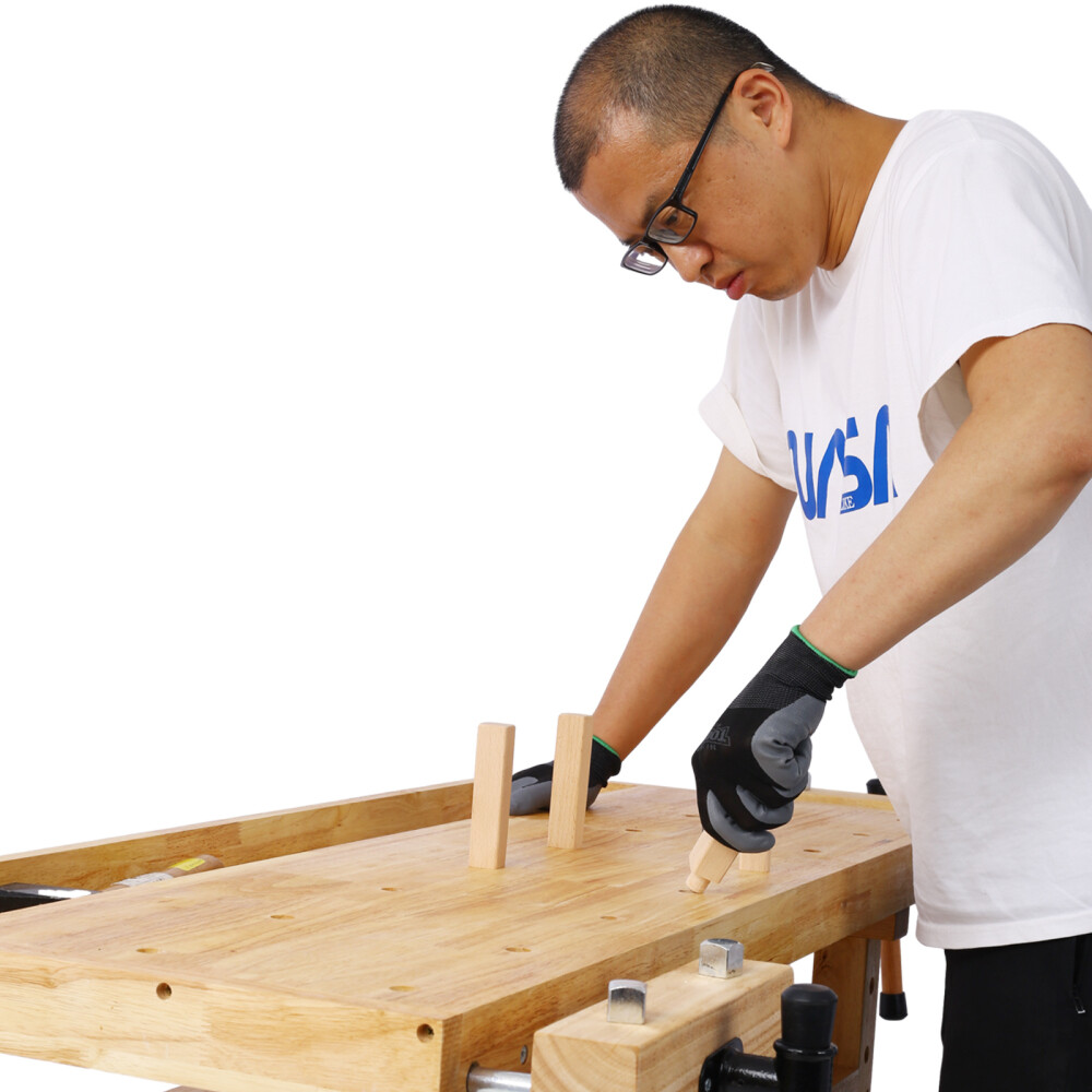 Wooden Workbench for Garage Workshop and Home