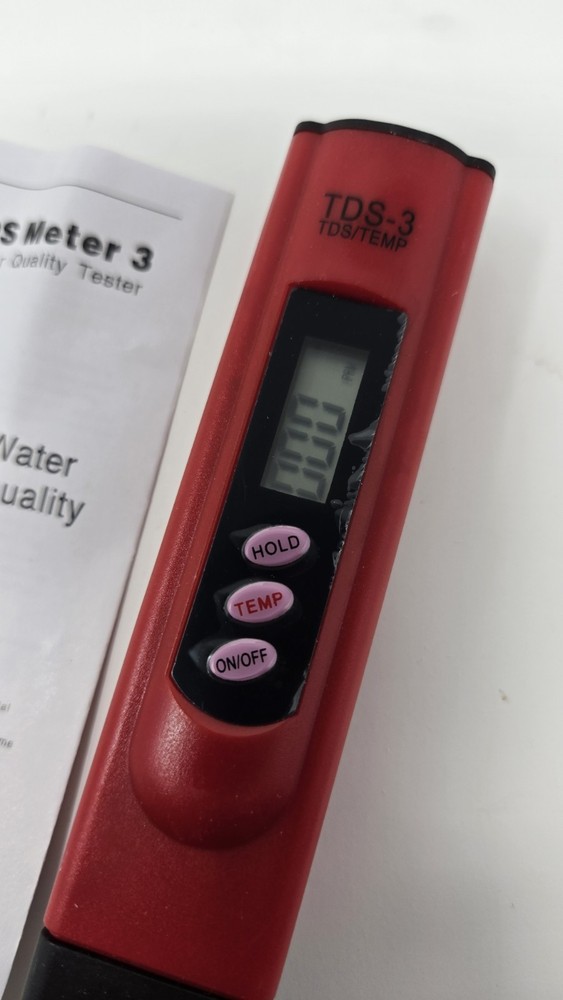 TDS 3 Meter 15 Pack Water PPM Meter