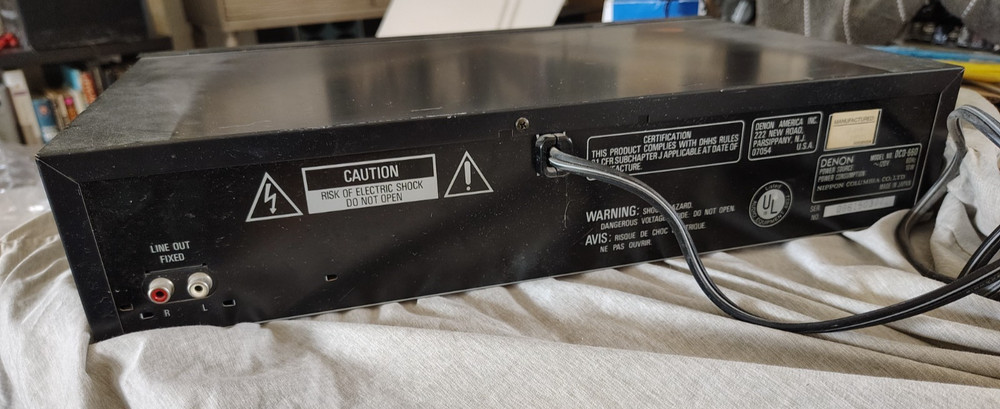 Denon DCD-660 CD Compact Disc CD Player Tested & Working