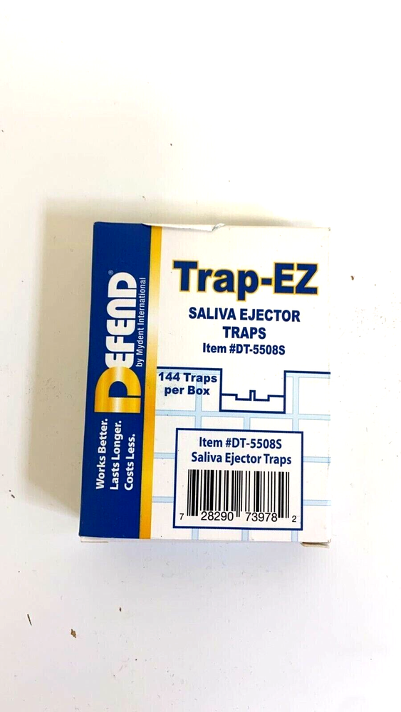 2 PACK! Defend Trap-ez disposable trap saliva ejector screen
