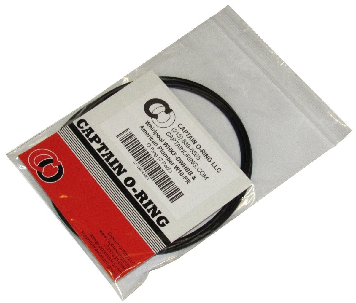 (3pk) O-Rings for Whirlpool WHKF-DWHBB WHKF-C9 & American Plumber W10-PR W10-OR