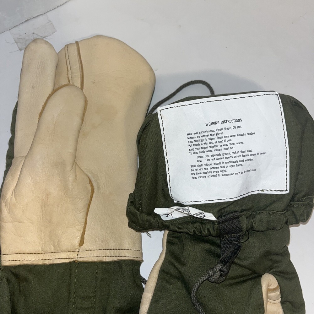 Trigger Finger Hunting Gloves Mittens Cold Weather Size Medium