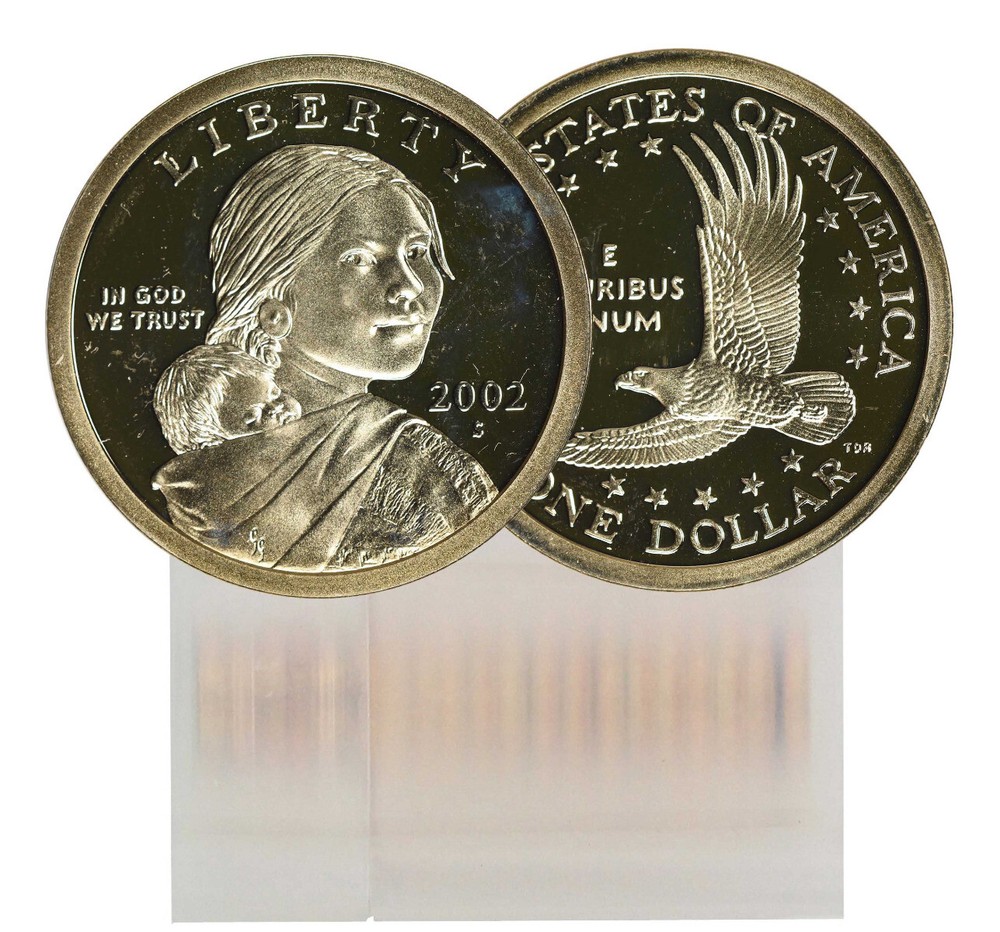 2002-S Proof Sacagawea Dollar 25-Coin Roll