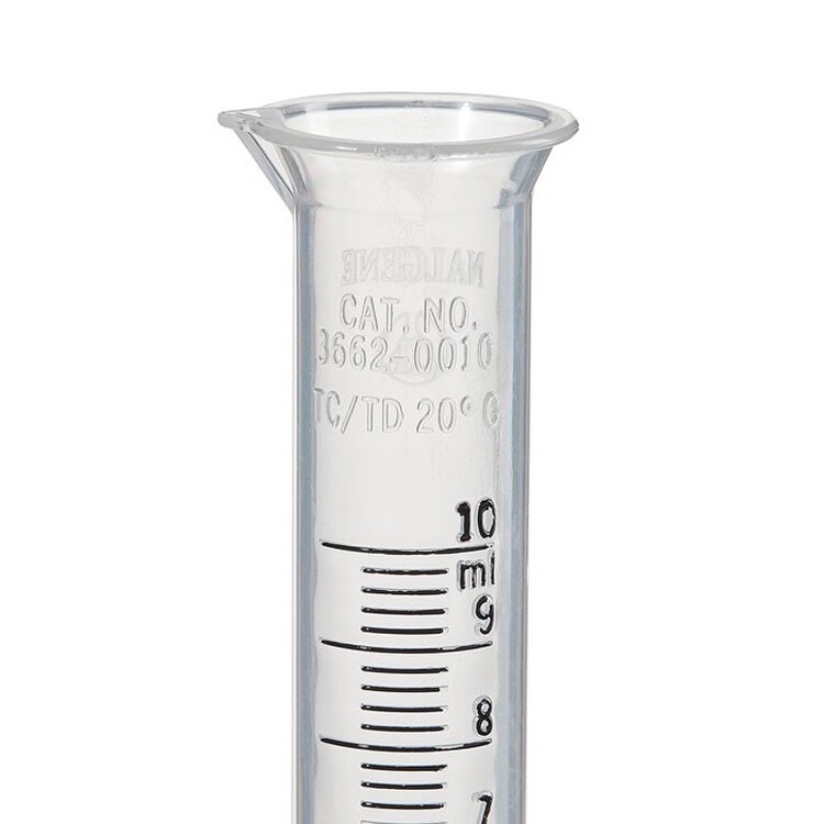 Thermo NALGENE 10mL PP Graduated Measuring Cylinder - LABORATORY LAB