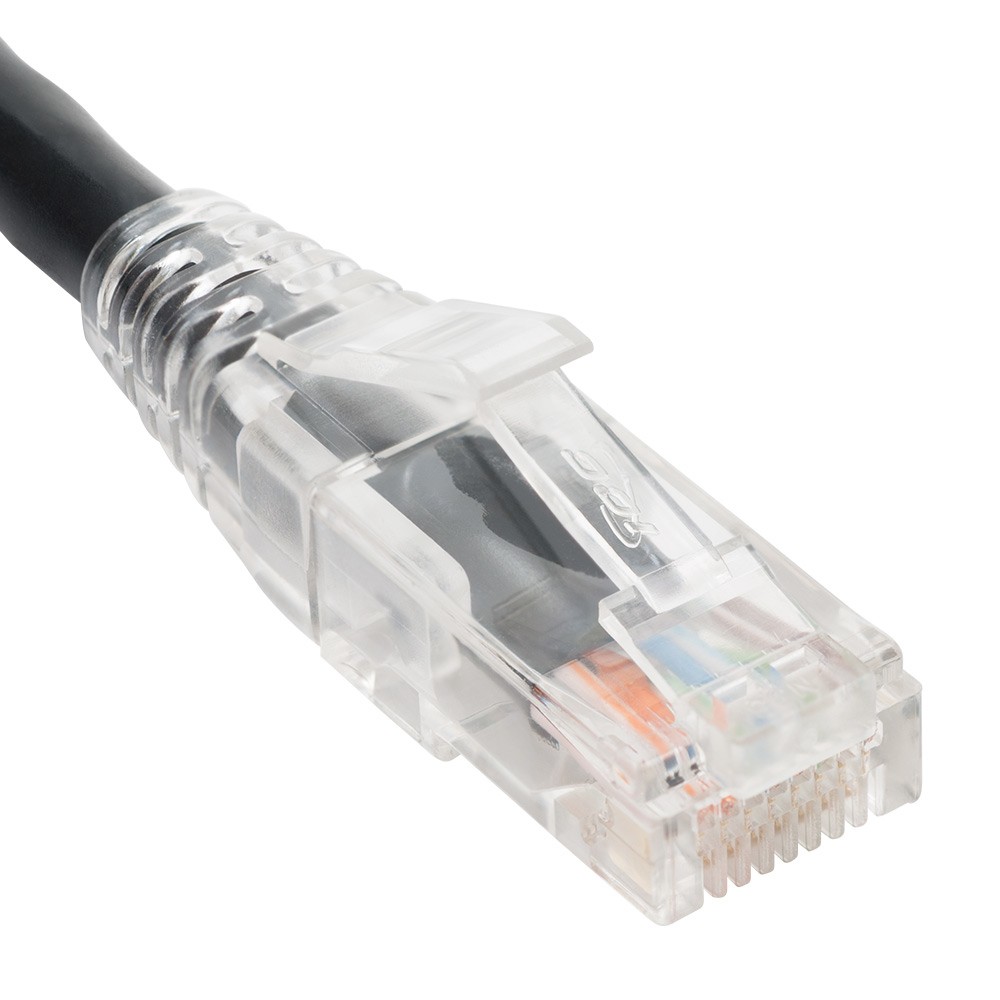 Icc Icpcst10Bk Patch Cord Cat6 Clear Boot 10' Black