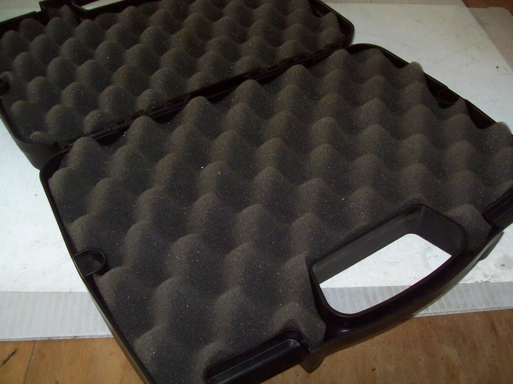 DOSKOSPORT Plastic Hard Shell Pistol Handgun Lockable Case 13" x 10" OPEN BOX