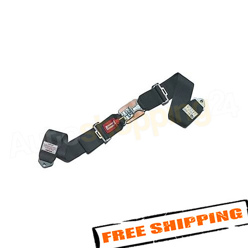 Simpson 29024BK Black Latch & Link Lap Belt