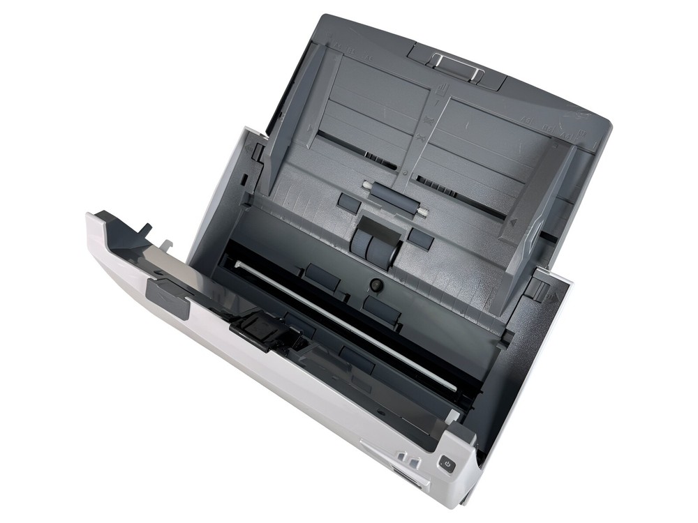 Hi-Speed USB Pass-Through Document Scanner for Bulk Scanning Work w/AC Adapter