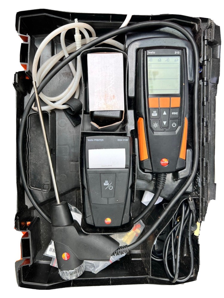 Testo 310 Residential Combustion Analyzer Kit with Printer - 05633110