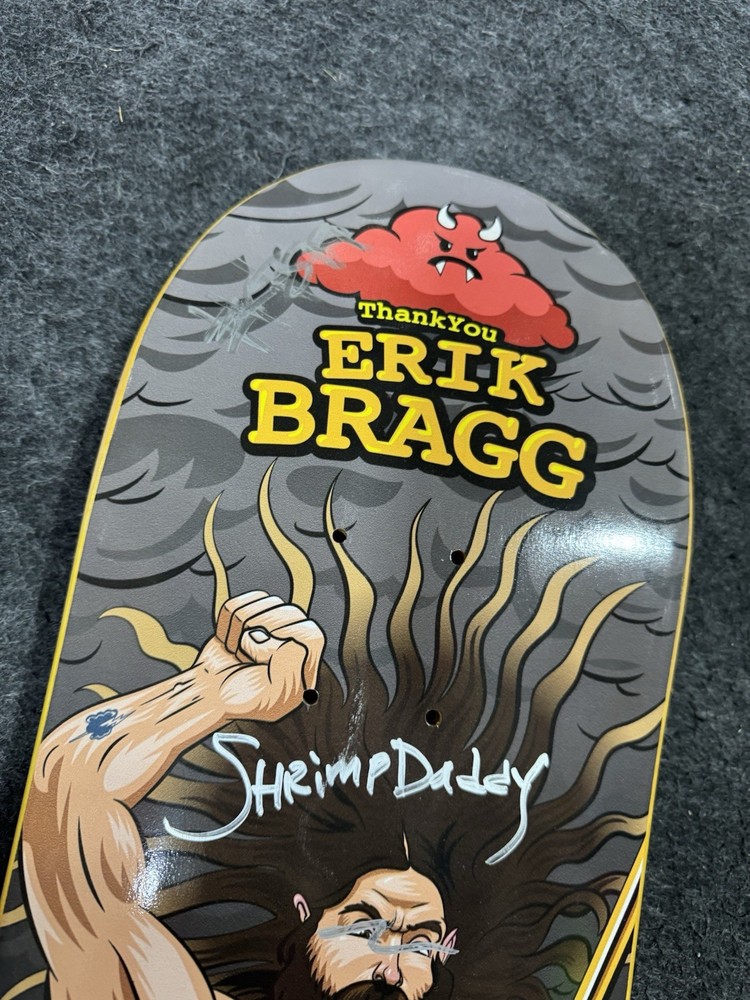 Thankyou Skateboard Deck Erik Bragg Signed