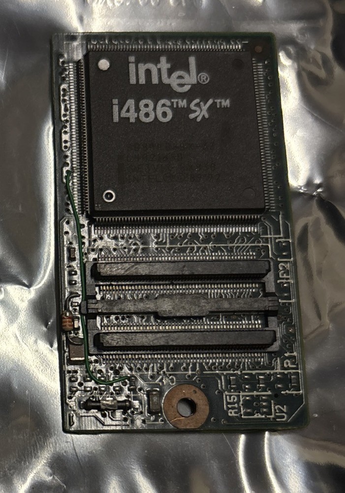 Intel 486 Sx CPU Module For Zenith Znote Flex