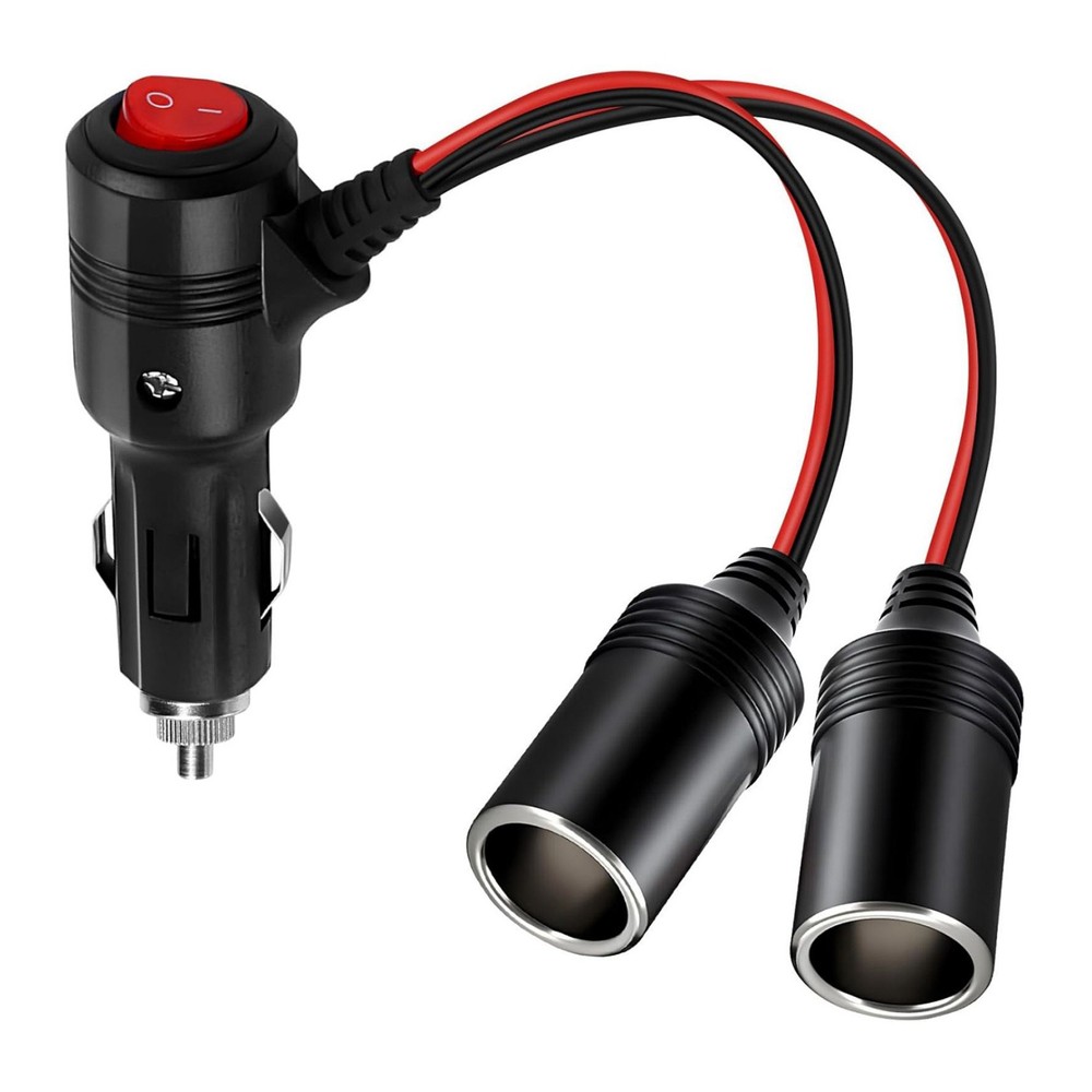 12-24V 10A Input Power Universal Car Cigarette Lighter Splitter Adapter