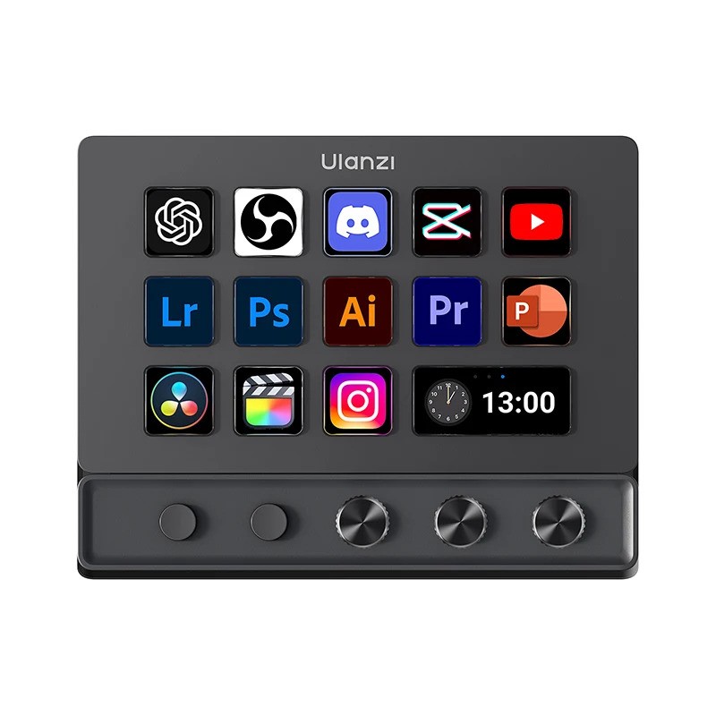 Ulanzi D200X All-in-One Creative Deck Desktop Control Hub Video Photo Console