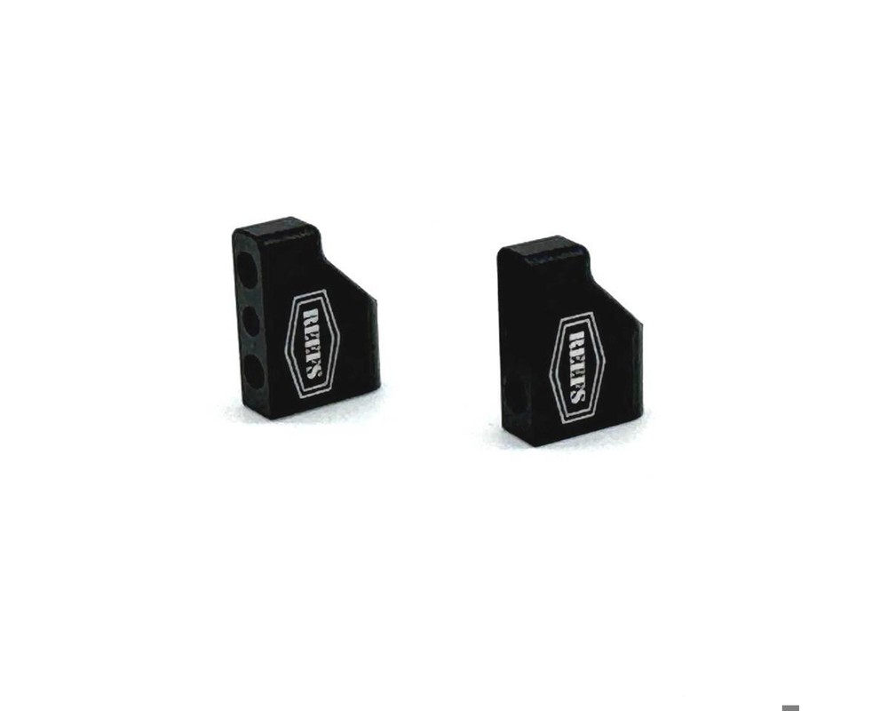 Reefs RC Micro Servo Mounting Tabs (Black) (2) [SEHREEFS210]