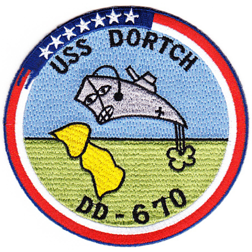 USS Dortch DD-670 Destroyer Ship Patch