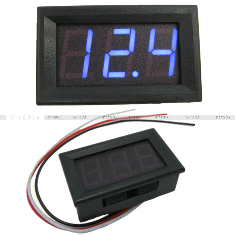 0.56" DC4.5/4.7/5V-30V Voltmeter LED Panel 2/3 Bits Display Volt Voltage Meter