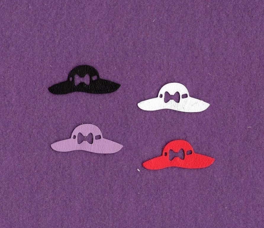HAT qk die cuts scrapbook cards