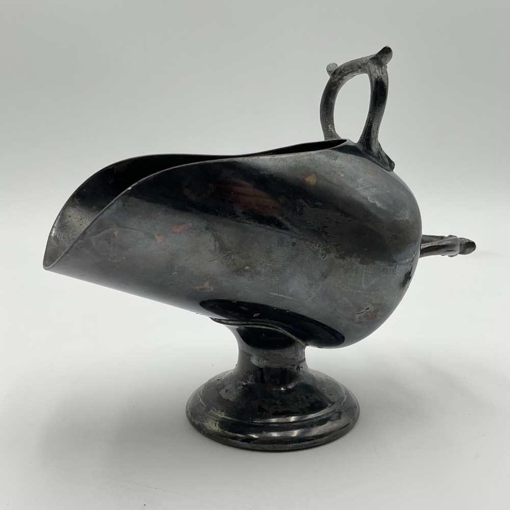 Vintage Silverplated Sugar Scuttle Scoop