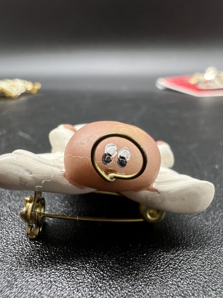 Kirk Angel Cross Pin, Marked 2001