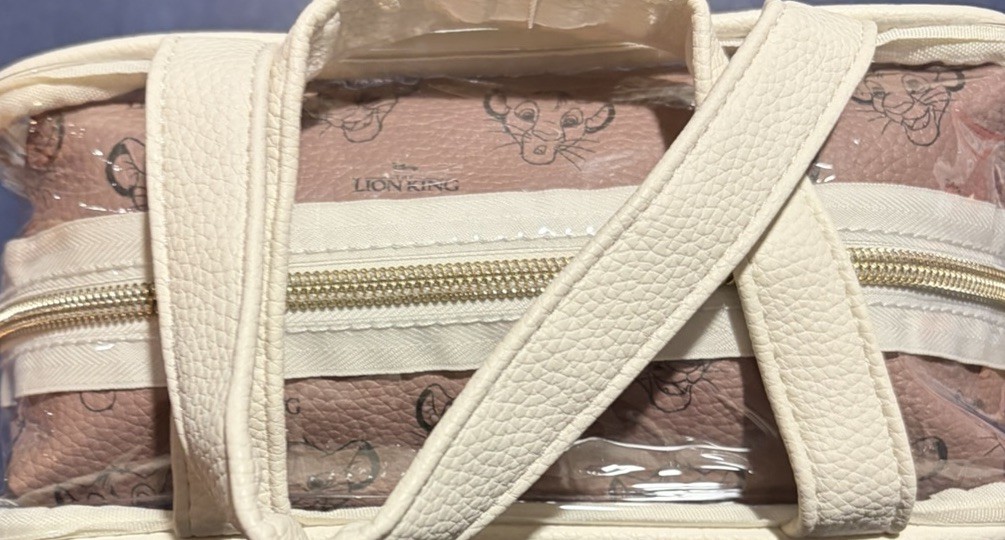 Primark Disney The Lion King Simba 3 Piece Toiletry Makeup Travel Bag Set NEW