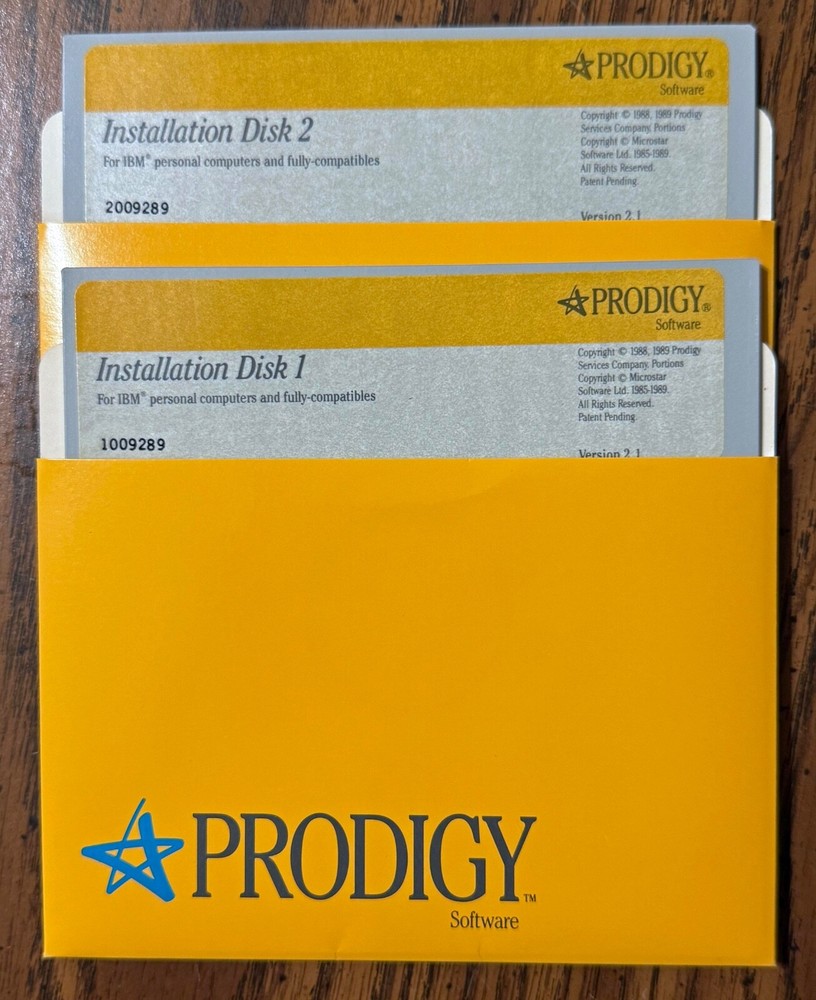 Prodigy Software Version 2.1 Start-Up Kit: IBM PC / XT / AT / PS/2 / Tandy 1000