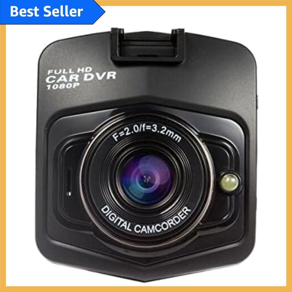 Motion Detection Dash Cam with 2.4” LCD Screen - Reliable Car Security Recorder