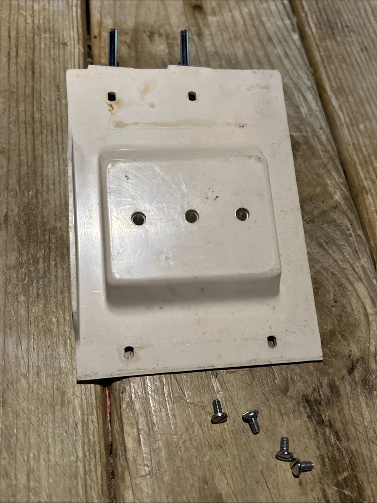 White Dressmaster Model 423 Sewing Machine Thread Spool Holder Panel w/ Screws