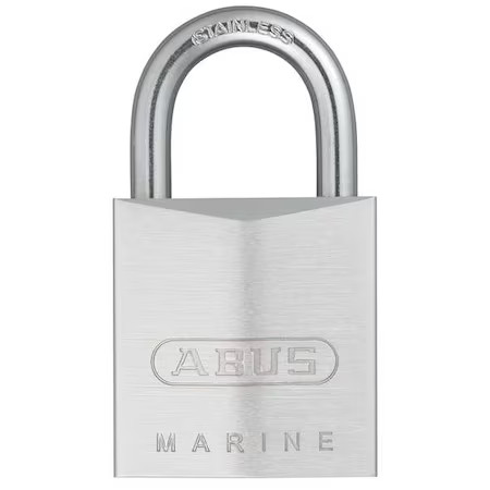 Abus 75Ib/30 Kd Padlock, Keyed Different, Standard Shackle, Rectangular Brass