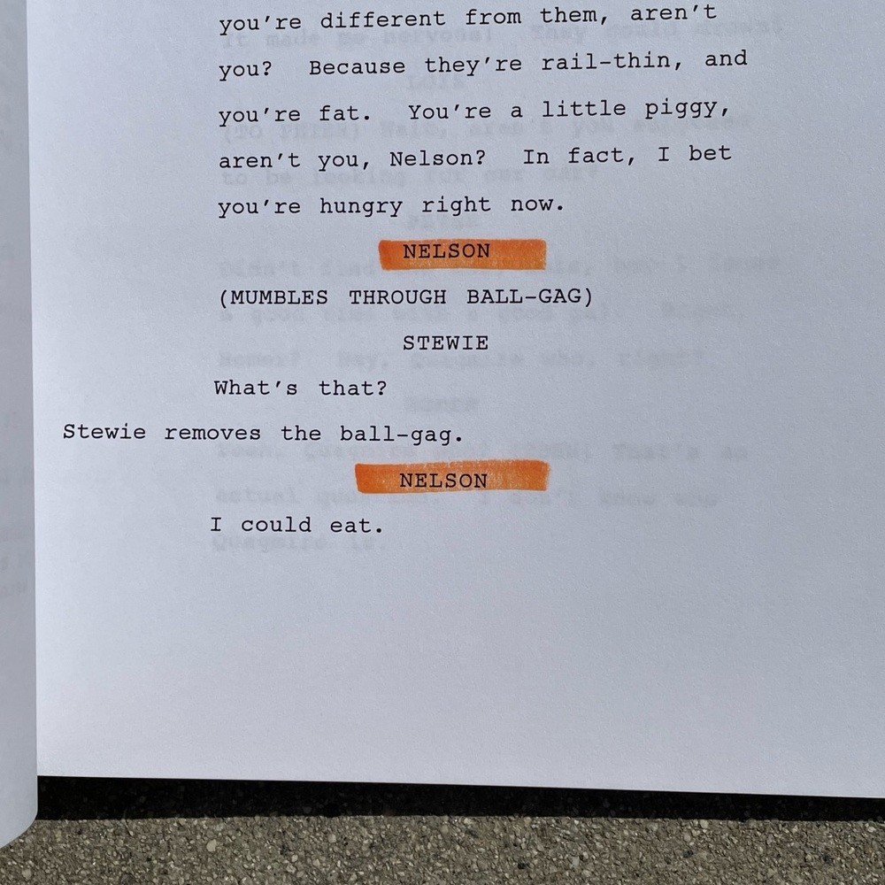 Family Guy Nancy Cartwright Bart Simpson 2013 Simpsons Used Table Draft Script