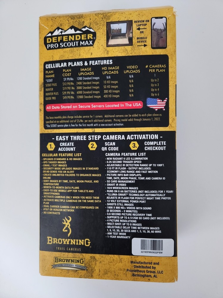Browning Defender Pro Scout Max BTC-PSM