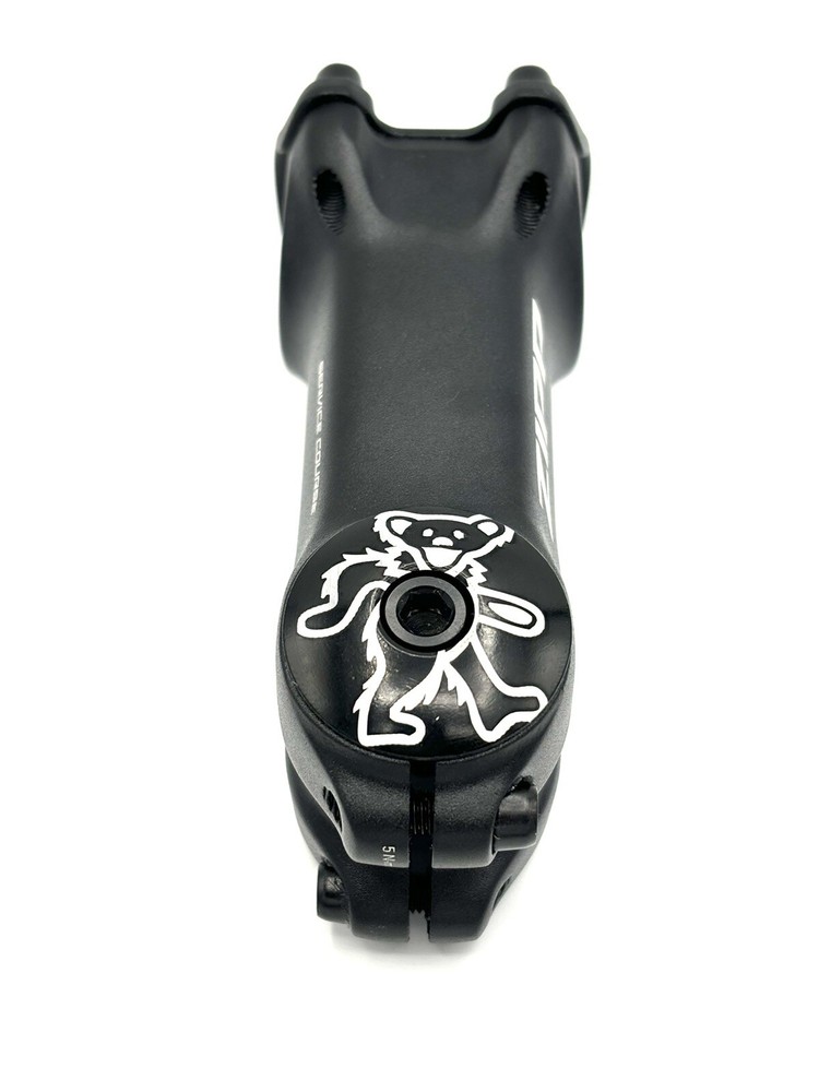 Dancing Bear - Threadless Bicycle Headset Stem Black Cap 1 1/8"